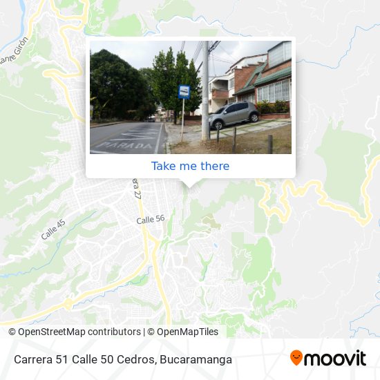How to get to Carrera 51 Calle 50 Cedros in Bucaramanga by Bus?