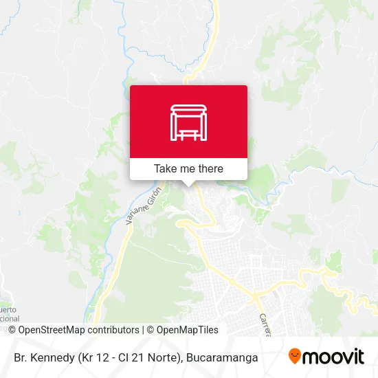 Mapa de Br. Kennedy (Kr 12 - Cl 21 Norte)