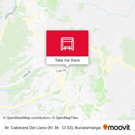 Br. Cabecera Del Llano (Kr 36 - Cl 53) map
