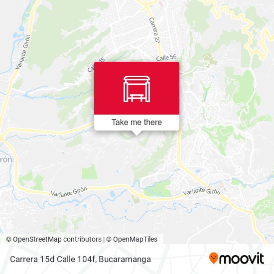 Mapa de Carrera 15d Calle 104f
