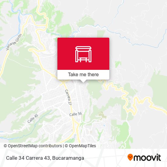 Mapa de Calle 34 Carrera 43