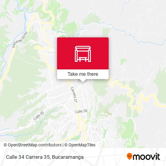 Calle 34 Carrera 35 map
