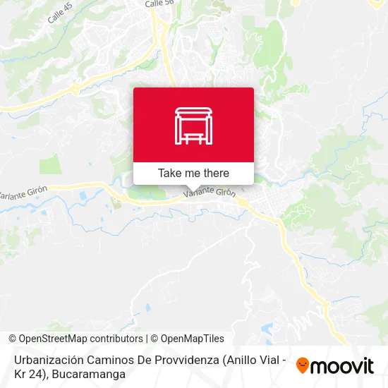 Mapa de Urbanización Caminos De Provvidenza (Anillo Vial - Kr 24)