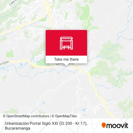 Urbanización Portal Siglo XXI (Cl 200 - Kr 17) map