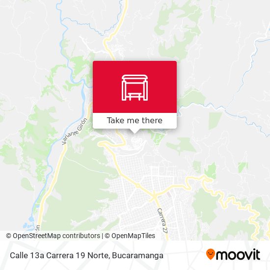 Calle 13a Carrera 19 Norte map