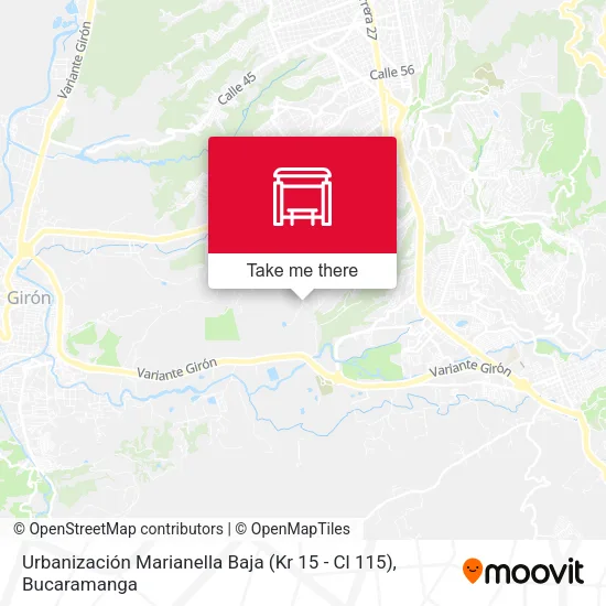 Urbanización Marianella Baja (Kr 15 - Cl 115) map