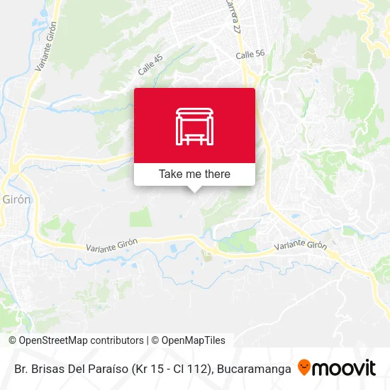 Mapa de Br. Brisas Del Paraíso (Kr 15 - Cl 112)