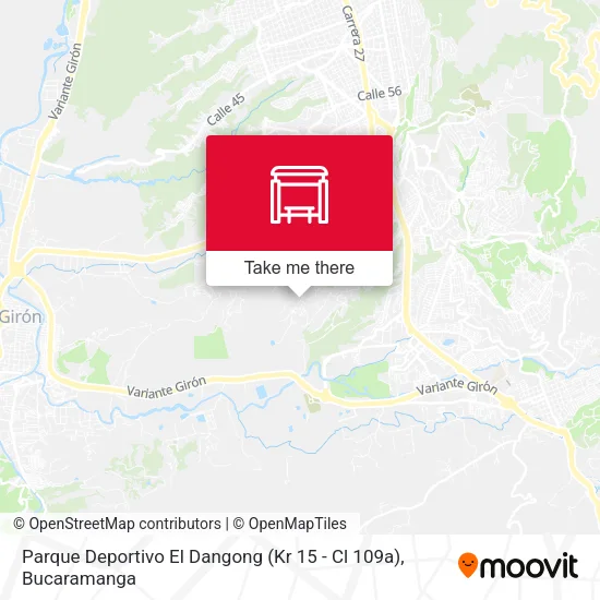 Mapa de Parque Deportivo El Dangong (Kr 15 - Cl 109a)
