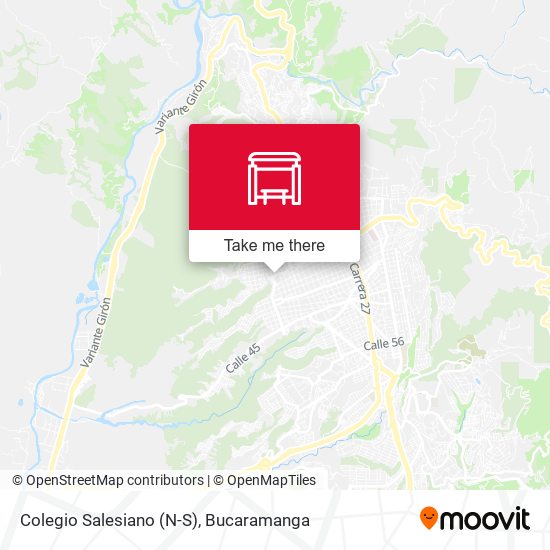 Mapa de Colegio Salesiano (N-S)