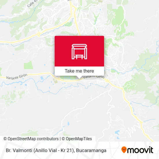 Mapa de Br. Valmonti (Anillo Vial - Kr 21)