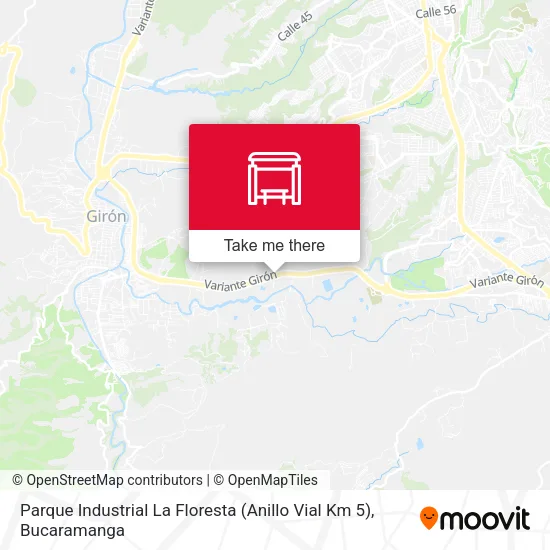 Mapa de Parque Industrial La Floresta (Anillo Vial Km 5)