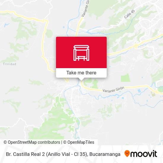 Mapa de Br. Castilla Real 2 (Anillo Vial - Cl 35)