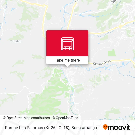 Mapa de Parque Las Palomas (Kr 26 - Cl 18)