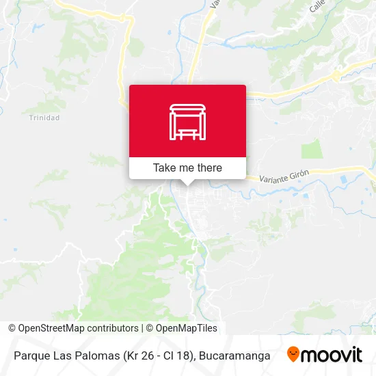 Parque Las Palomas (Kr 26 - Cl 18) map