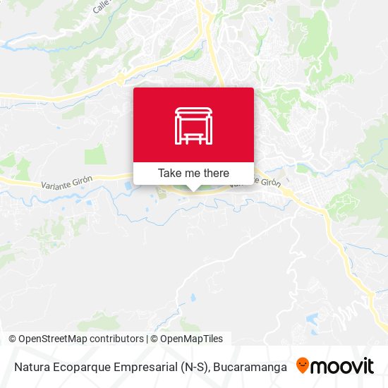 Natura Ecoparque Empresarial (N-S) map