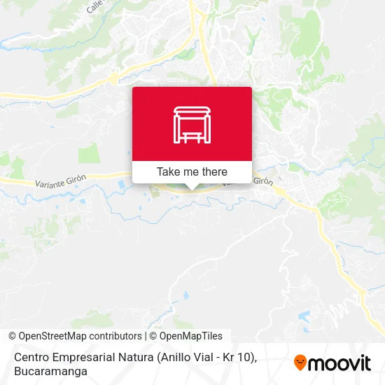Mapa de Centro Empresarial Natura (Anillo Vial - Kr 10)