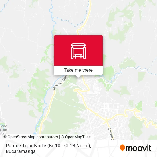 Parque Tejar Norte (Kr 10 - Cl 18 Norte) map