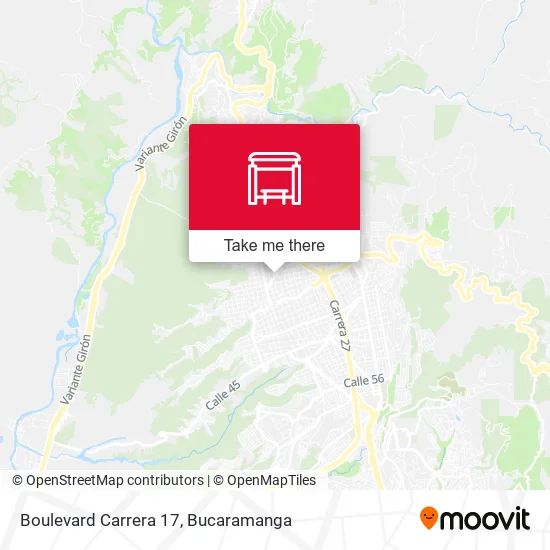 Boulevard Carrera 17 map