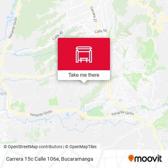 Mapa de Carrera 15c Calle 106e