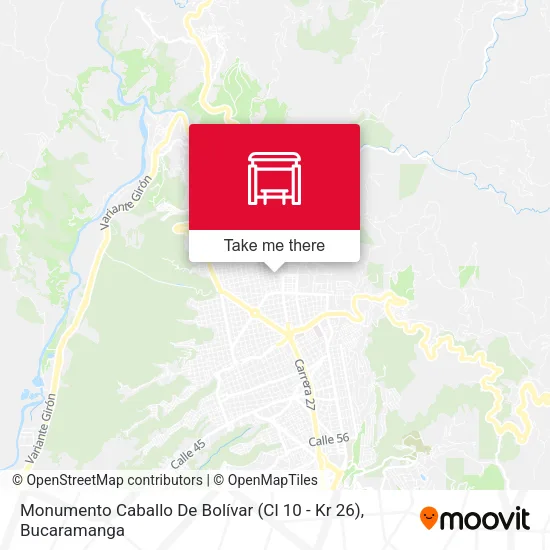 Mapa de Monumento Caballo De Bolívar (Cl 10 - Kr 26)