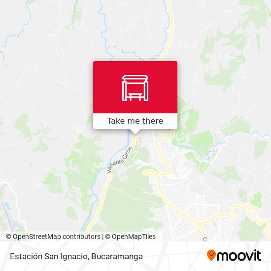Estación San Ignacio map