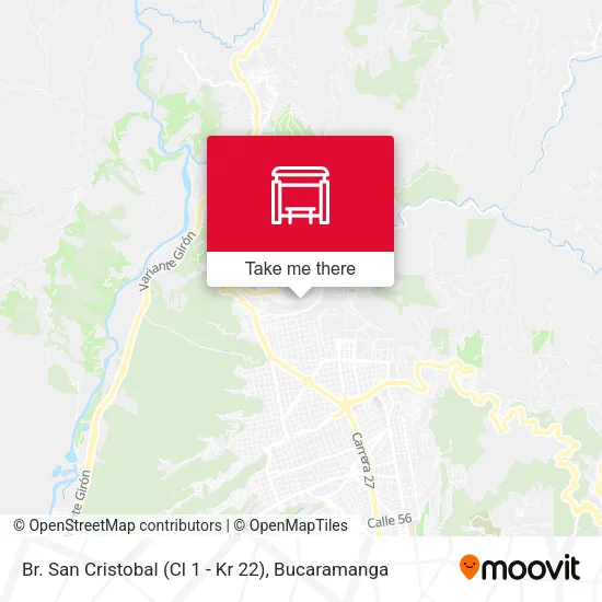 Br. San Cristobal (Cl 1 - Kr 22) map