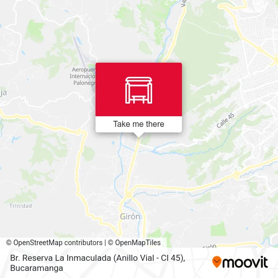 Mapa de Br. Reserva La Inmaculada (Anillo Vial - Cl 45)