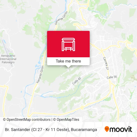 Br. Santander (Cl 27 - Kr 11 Oeste) map