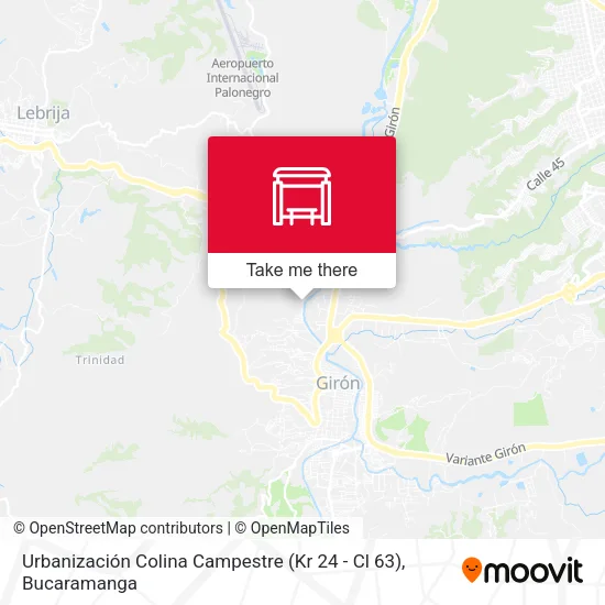 Mapa de Urbanización Colina Campestre (Kr 24 - Cl 63)