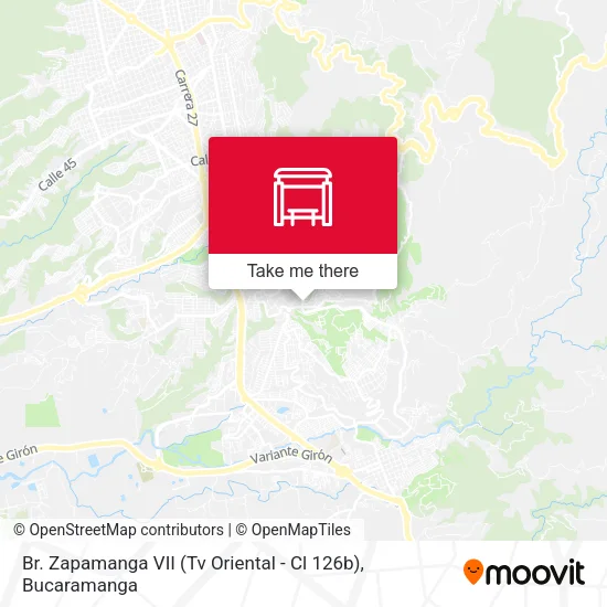 Br. Zapamanga VII (Tv Oriental - Cl 126b) map