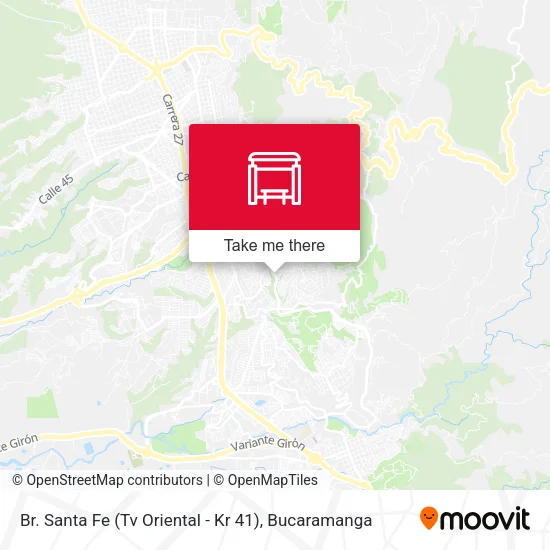 Br. Santa Fe (Tv Oriental - Kr 41) map