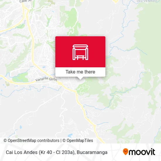 Cai Los Andes (Kr 40 - Cl 203a) map