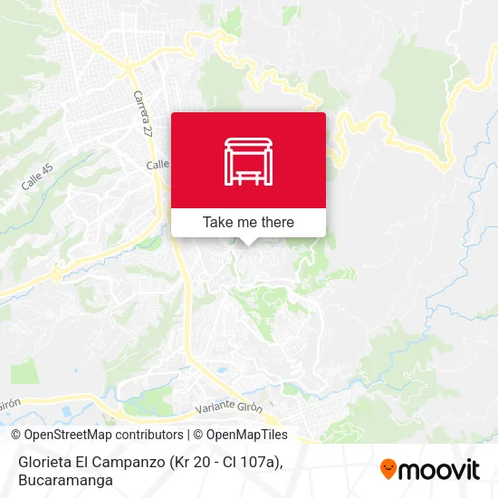 Glorieta El Campanzo (Kr 20 - Cl 107a) map