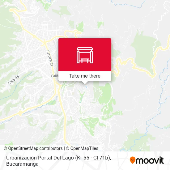 Urbanización Portal Del Lago (Kr 55 - Cl 71b) map
