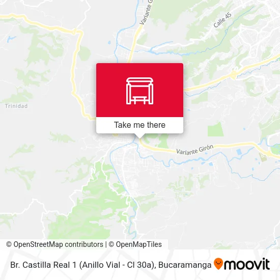 Br. Castilla Real 1 (Anillo Vial - Cl 30a) map