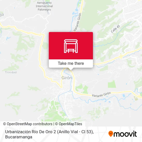 Urbanización Río De Oro 2 (Anillo Vial - Cl 53) map