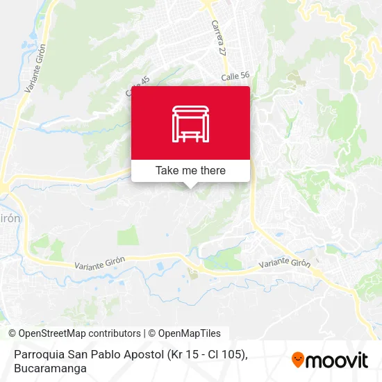 Parroquia San Pablo Apostol (Kr 15 - Cl 105) map