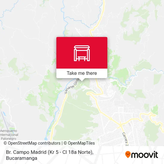 Mapa de Br. Campo Madrid (Kr 5 - Cl 18a Norte)