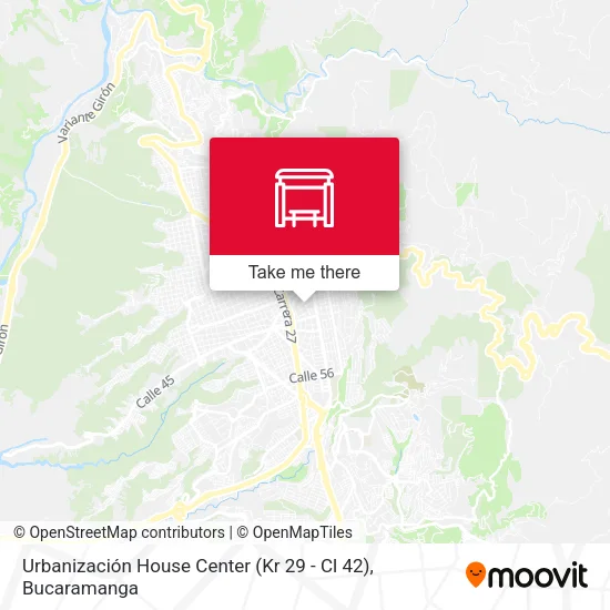 Urbanización House Center (Kr 29 - Cl 42) map