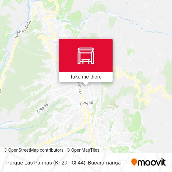 Parque Las Palmas (Kr 29 - Cl 44) map