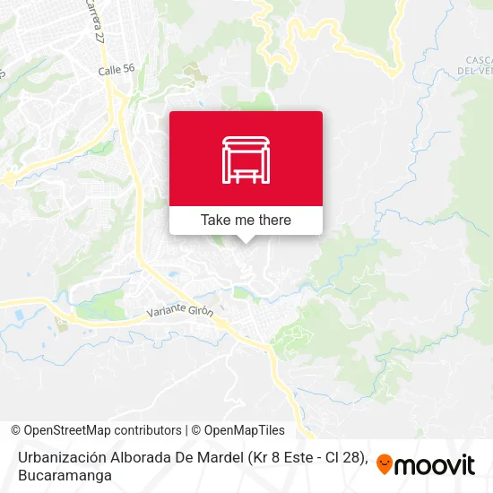 Urbanización Alborada De Mardel (Kr 8 Este - Cl 28) map