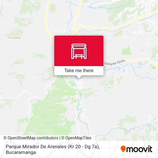 Mapa de Parque Mirador De Arenales (Kr 20 - Dg 7a)