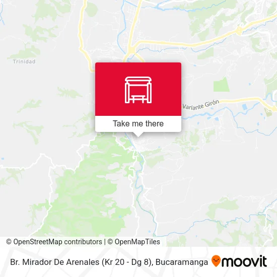 Br. Mirador De Arenales (Kr 20 - Dg 8) map