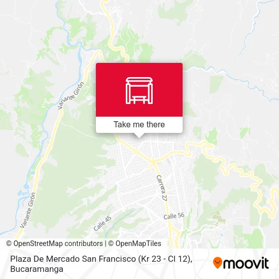 Plaza De Mercado San Francisco (Kr 23 - Cl 12) map