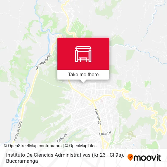 Instituto De Ciencias Administrativas (Kr 23 - Cl 9a) map