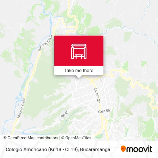 Colegio Americano (Kr 18 - Cl 19) map