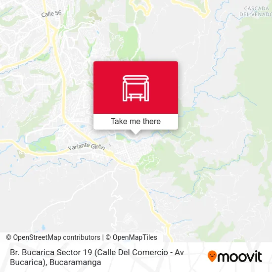 Br. Bucarica Sector 19 (Calle Del Comercio - Av Bucarica) map
