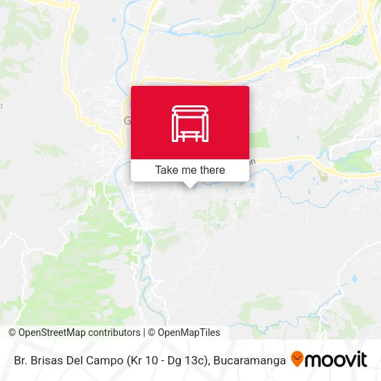 Mapa de Br. Brisas Del Campo (Kr 10 - Dg 13c)