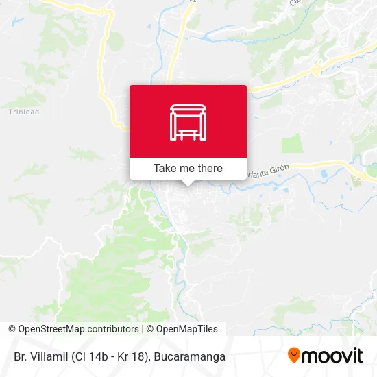 Mapa de Br. Villamil (Cl 14b - Kr 18)