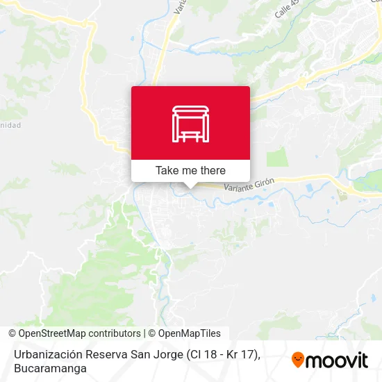 Urbanización Reserva San Jorge (Cl 18 - Kr 17) map